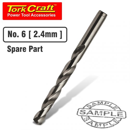 Replacement drill bit 2.4mm for screw pilot #6